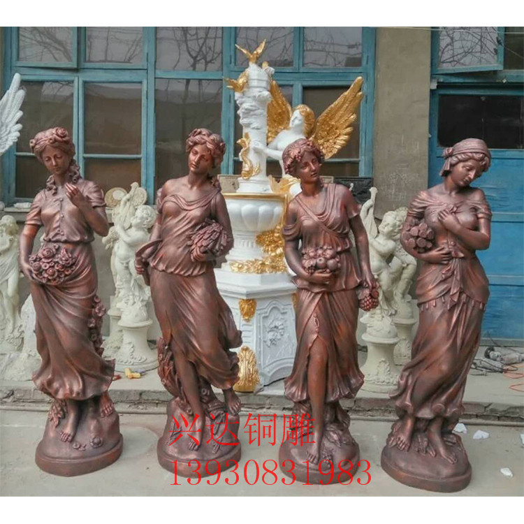 欧式人物铜雕塑